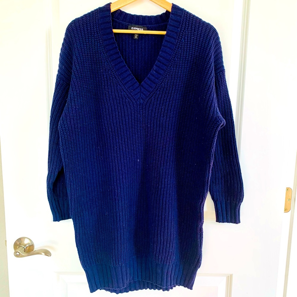 Oversized sweater dress